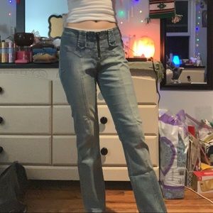 Vintage worn in Revolt bootcut jeans